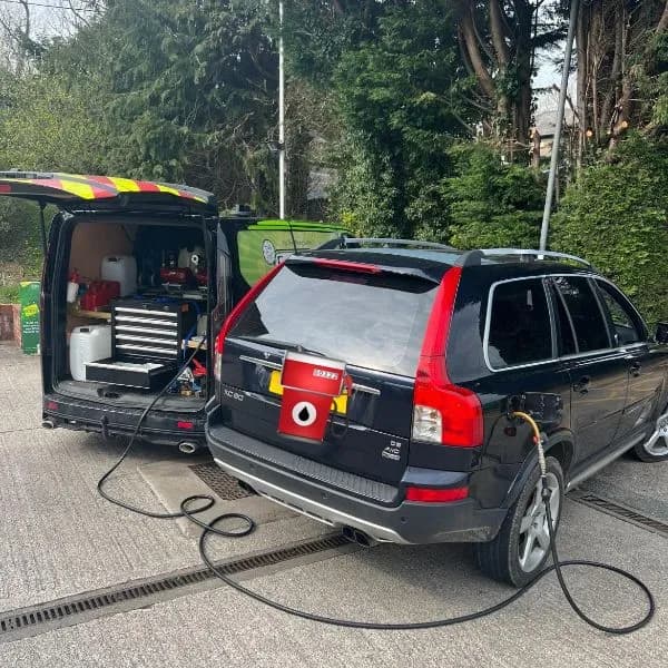 Fuel Flush mobile fuel drain van serving Appleton